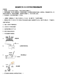 湖北省荆门市2026年中考化学模拟精编试卷（含答案解析）
