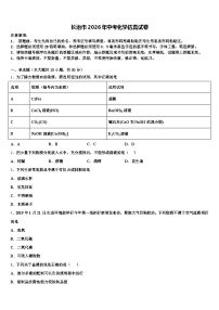 长治市2026年中考化学仿真试卷（含答案解析）