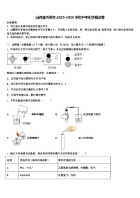 山西省忻州市2025-2026学年中考化学模试卷（含答案解析）