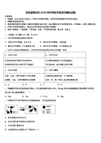 河北省邢台市2026年中考化学适应性模拟试题（含答案解析）
