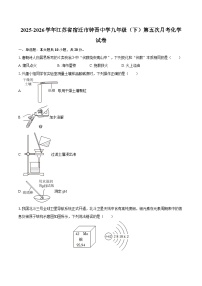 2025-2026学年江苏省宿迁市钟吾中学九年级（下）第五次月考化学试卷-自定义类型