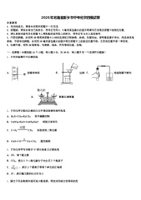 2026年河南省新乡市中考化学四模试卷（含答案解析）