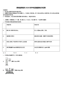 贵州省贵阳市2026年中考试题猜想化学试卷（含答案解析）