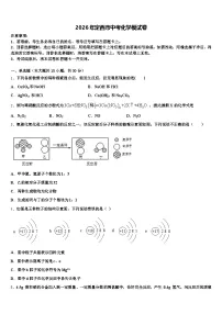 2026年定西市中考化学模试卷（含答案解析）