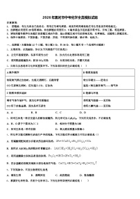 2026年黑河市中考化学全真模拟试题（含答案解析）