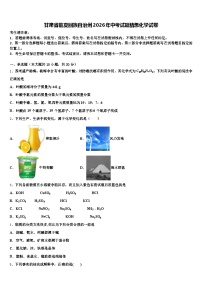 甘肃省临夏回族自治州2026年中考试题猜想化学试卷（含答案解析）