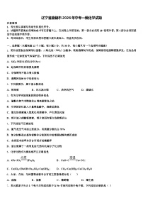 辽宁省盘锦市2026年中考一模化学试题（含答案解析）