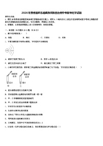 2026年贵州省黔东南苗族侗族自治州中考联考化学试题（含答案解析）