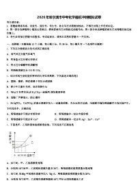 2026年哈尔滨市中考化学最后冲刺模拟试卷（含答案解析）