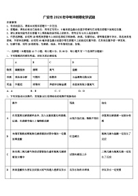 广安市2026年中考冲刺卷化学试题（含答案解析）