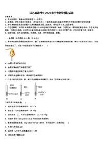 江苏省徐州市2026年中考化学模拟试题（含答案解析）