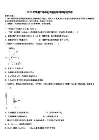 2026年襄阳市中考化学最后冲刺浓缩精华卷（含答案解析）