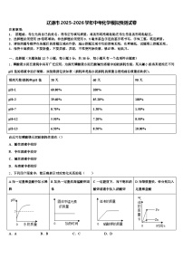 辽源市2025-2026学年中考化学模拟预测试卷（含答案解析）