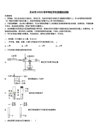 天水市2026年中考化学全真模拟试题（含答案解析）