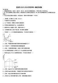 吉安市2025-2026学年中考一模化学试题（含答案解析）