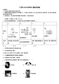 广安市2026年中考二模化学试题（含答案解析）
