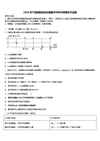 2026年宁夏回族自治区固原市中考冲刺卷化学试题（含答案解析）