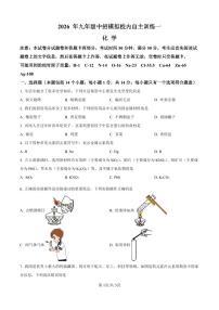 2026年河南省商丘市梁园区第十六中学中考一模化学试卷（原卷版）