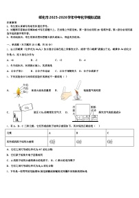 绥化市2025-2026学年中考化学模拟试题（含答案解析）