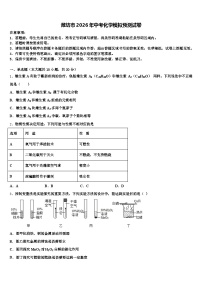 潍坊市2026年中考化学模拟预测试卷（含答案解析）