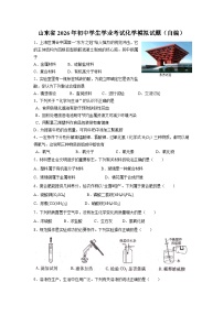 2026年山东省中考模拟化学自编卷含答案
