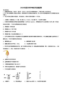 2026年嘉兴市中考化学五模试卷（含答案解析）