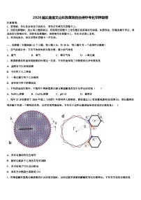 2026届云南省文山壮族苗族自治州中考化学押题卷（含答案解析）