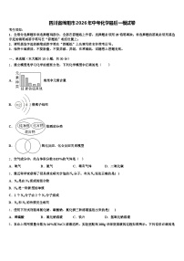 四川省绵阳市2026年中考化学最后一模试卷（含答案解析）