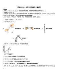 昆明市2026年中考化学最后一模试卷（含答案解析）