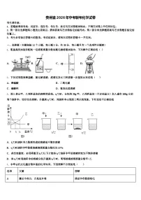 贵州省2026年中考联考化学试卷（含答案解析）