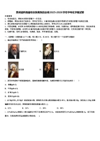 贵州省黔西南布依族苗族自治州2025-2026学年中考化学模试卷（含答案解析）