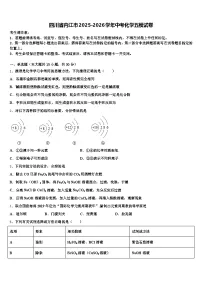 四川省内江市2025-2026学年中考化学五模试卷（含答案解析）