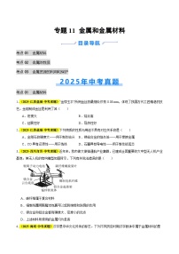 专题11 金属和金属材料（全国通用）2025年中考化学真题分类汇编（含答案解析）