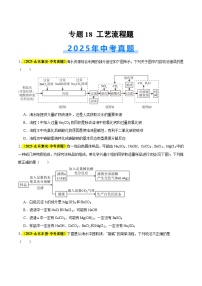 专题18 工艺流程题（全国通用）2025年中考化学真题分类汇编（含答案解析）