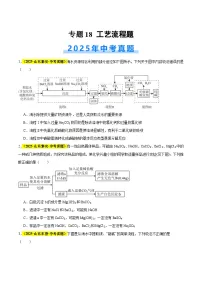 专题18 工艺流程题（全国通用）2025年中考化学真题分类汇编（含答案解析）