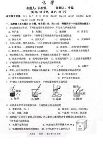 2026年河南省实验中学九年级下学期3月模考化学试卷和答案