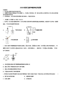 2026年浙江省中考联考化学试卷（含答案解析）