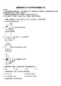 福建省泉州市2026年中考化学考前最后一卷（含答案解析）