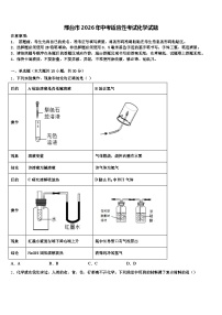 邢台市2026年中考适应性考试化学试题（含答案解析）