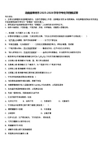 湖南省郴州市2025-2026学年中考化学四模试卷（含答案解析）