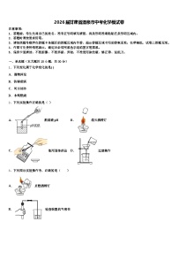 2026届甘肃省酒泉市中考化学模试卷（含答案解析）