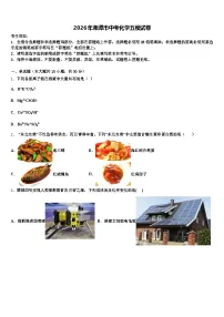 2026年湘潭市中考化学五模试卷（含答案解析）