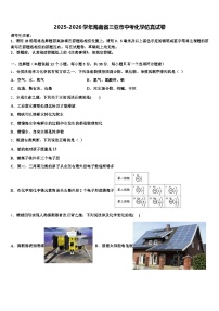 2025-2026学年海南省三亚市中考化学仿真试卷（含答案解析）