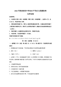 2026年陕西省榆林市榆阳区初中学业水平考试化学全真模拟试卷含答案