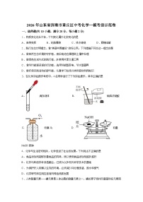 2026年山东省济南市章丘区中考一模考前示范化学试卷含答案
