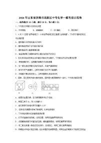 2026年山东省济南市高新区中考一模考前示范化学试卷含答案