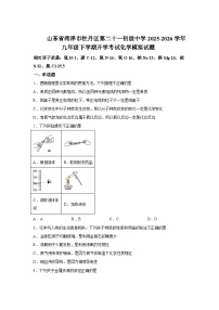 山东菏泽市牡丹区第二十一初级中学2025-2026学年九年级下学期学情自测化学模拟试题含答案