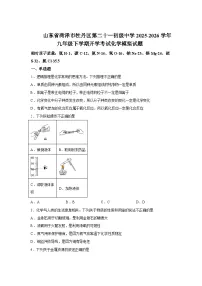 山东菏泽市牡丹区第二十一初级中学2025-2026学年九年级下学期学情自测化学模拟试题含答案