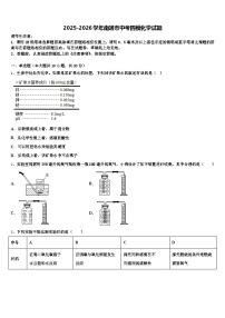 2025-2026学年南通市中考四模化学试题（含答案解析）