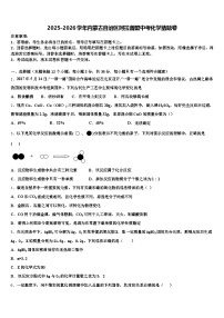 2025-2026学年内蒙古自治区阿拉善盟中考化学猜题卷（含答案解析）